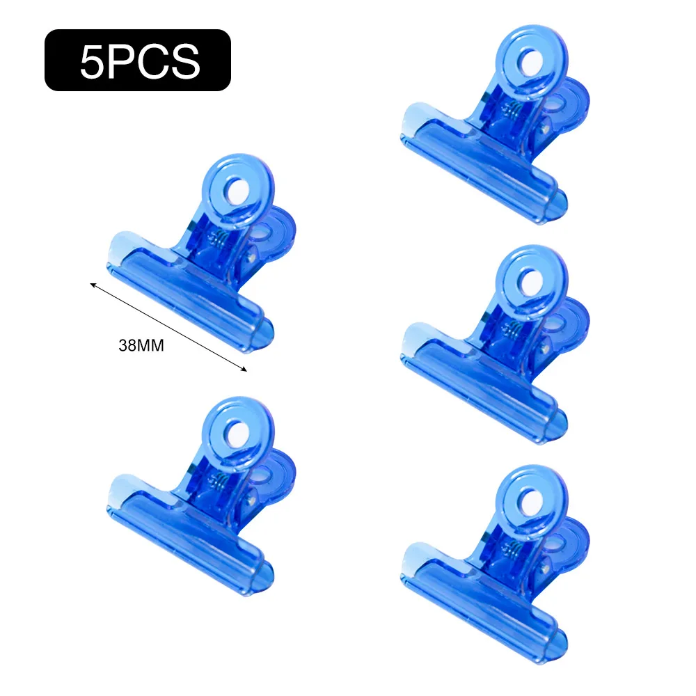 5 pcs 38mm Blue 1/5/10 шт русский кривая C ногтей защемления зажимы французский гвоздь для формирования кончика Нержавеющая сталь акриловых ногтей щипчики мульти Функция инструмент - Цвет: 5 pcs 38mm Blue