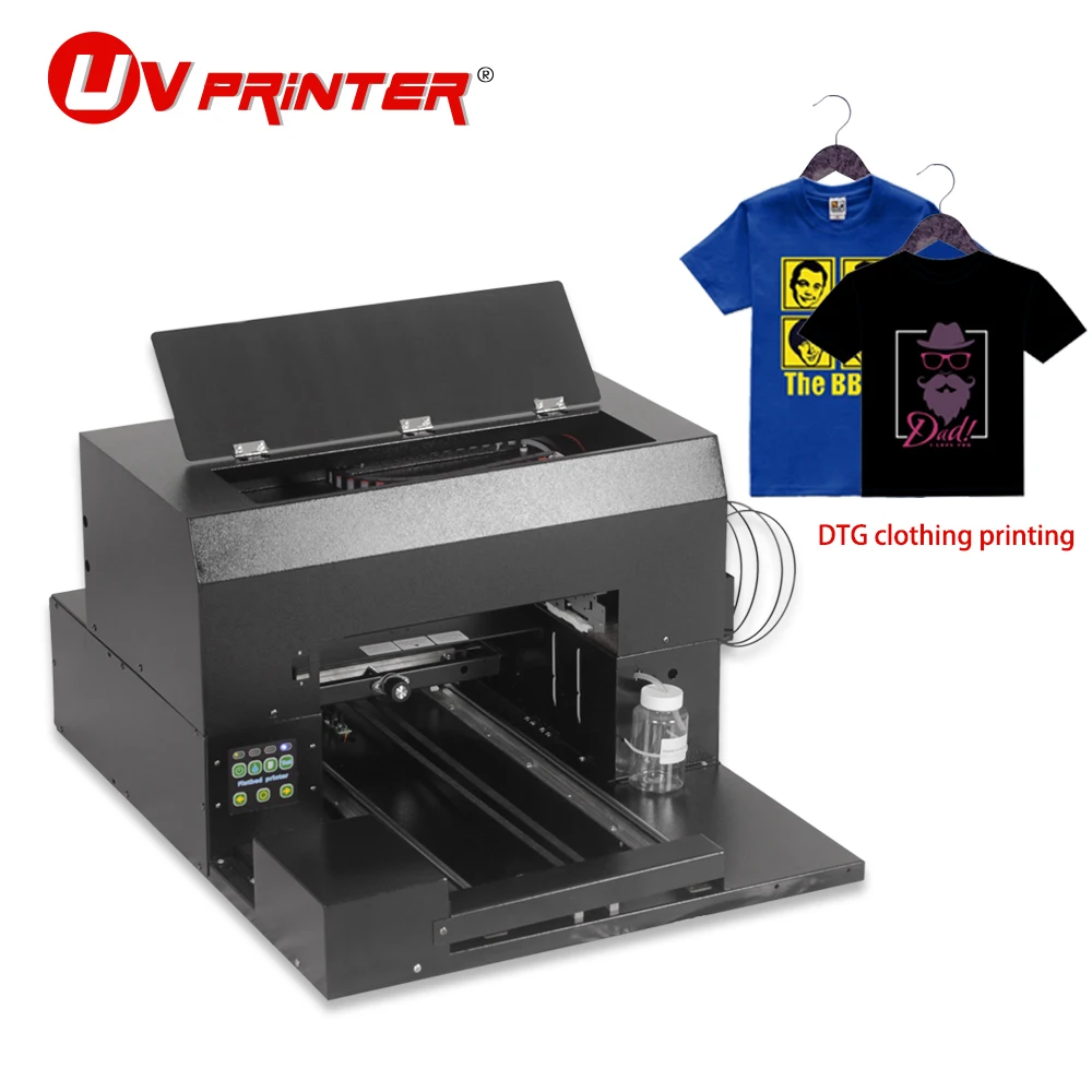 

UV printer A3 + size flatbed cylindrical printer bottle mobile phone shell printing machine for plastic leather wood acrylic TPU