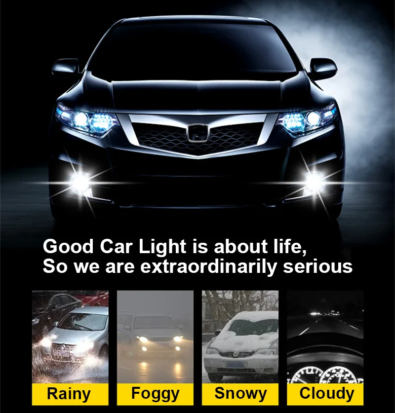 CAR Front Fog Light Bulbs Dual Color 70W H11 H3 H4 H7 9005 HB3 9006 HB4 880/881 H27 LED DRL Lights White Yellow Ice Blue 24LED car interior lights