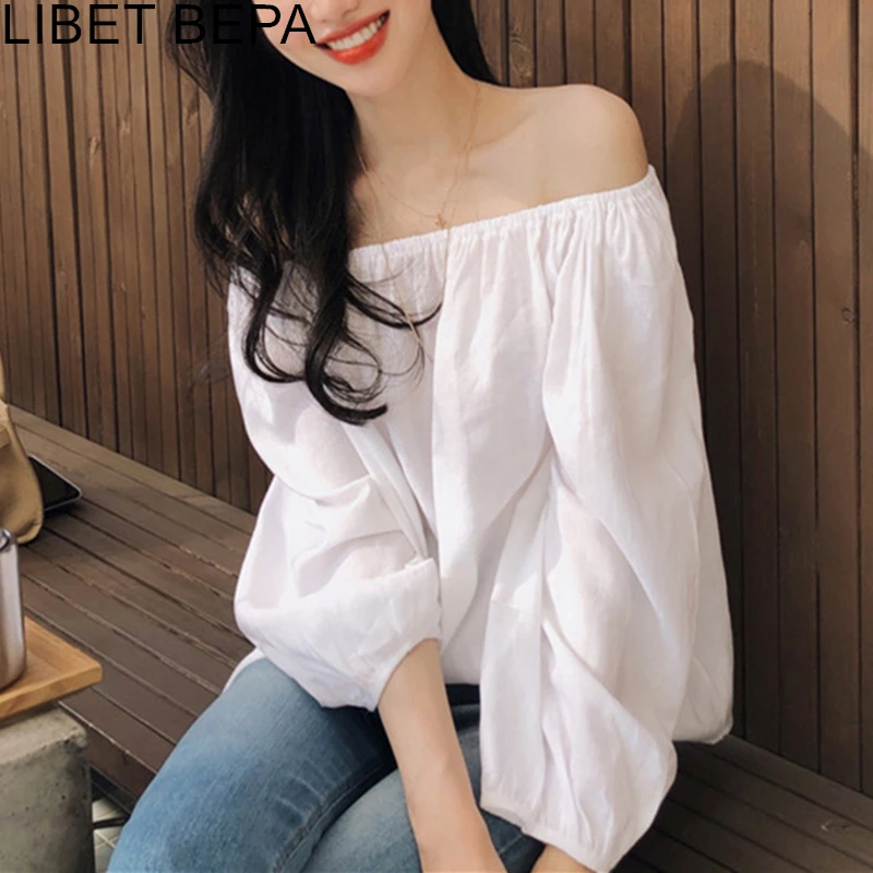 Женская блузка с рукавами-фонариками элегантная повседневная плиссированная