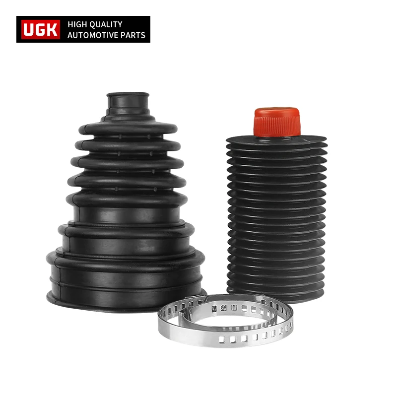 3Pcs/set And High Quality Silicone Dust Cover CV Joint Boot Clamps Grease Universal Outer CV Joint Boot Kit