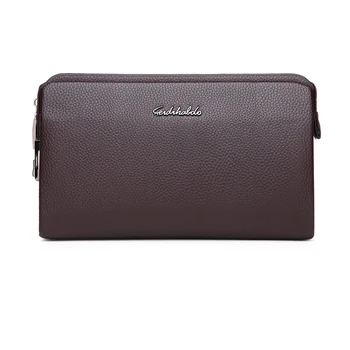 

Famous design Business Wallet Pu Leather men Clutch bag Purse Anti-Theft Password Lock Multi-Card holder wallet Mobile Phone bag