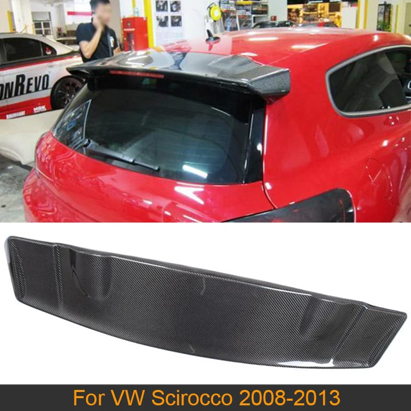 Углеродное волокно задний спойлер на крыло крышу для Volkswagen VW Scirocco Стандартный 2008