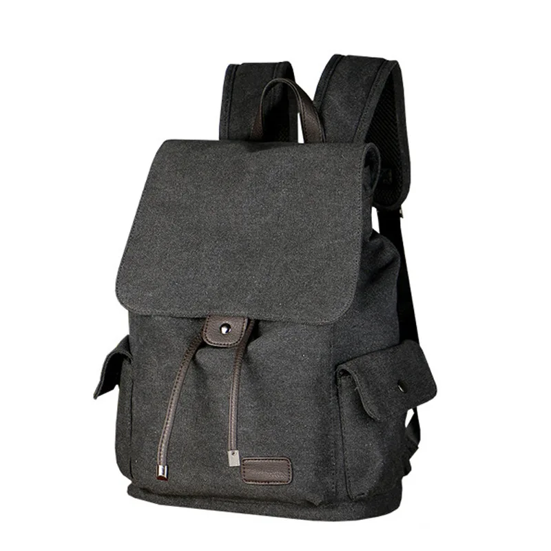 

New Style Korean-style Student Backpack Men Stylish Casual Wear resistant Canvas Laptop Backpack