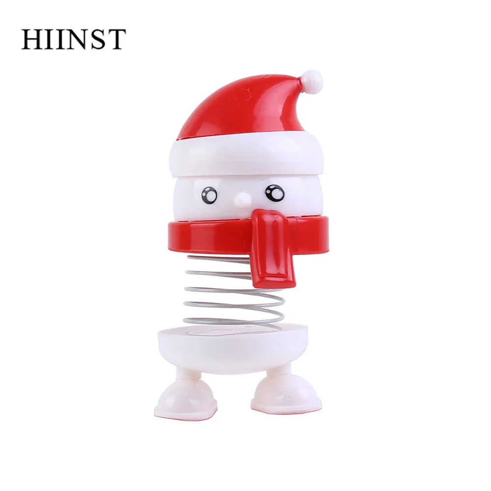 HIINST, рождественские игрушки, настольные, весенние, качающиеся головы, игрушки Санта-Клауса, Мультяшные лося, Детские креативные подарки, настольные игрушки для взрослых, Декор автомобиля - Цвет: B