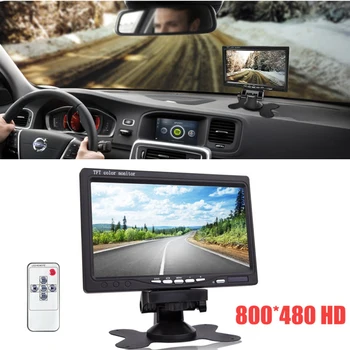

Wired IR Rear View Backup LED CCD Camera Night Vision + 7\" Monitor Accessories