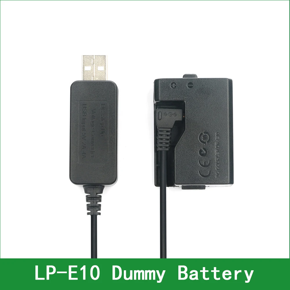 5V Usb Ack-E8 + Dr-E8 Lp-E8 Lp E8 Falso Batteria Per Canon Eos550D Eos600D Eos650D Eos700D