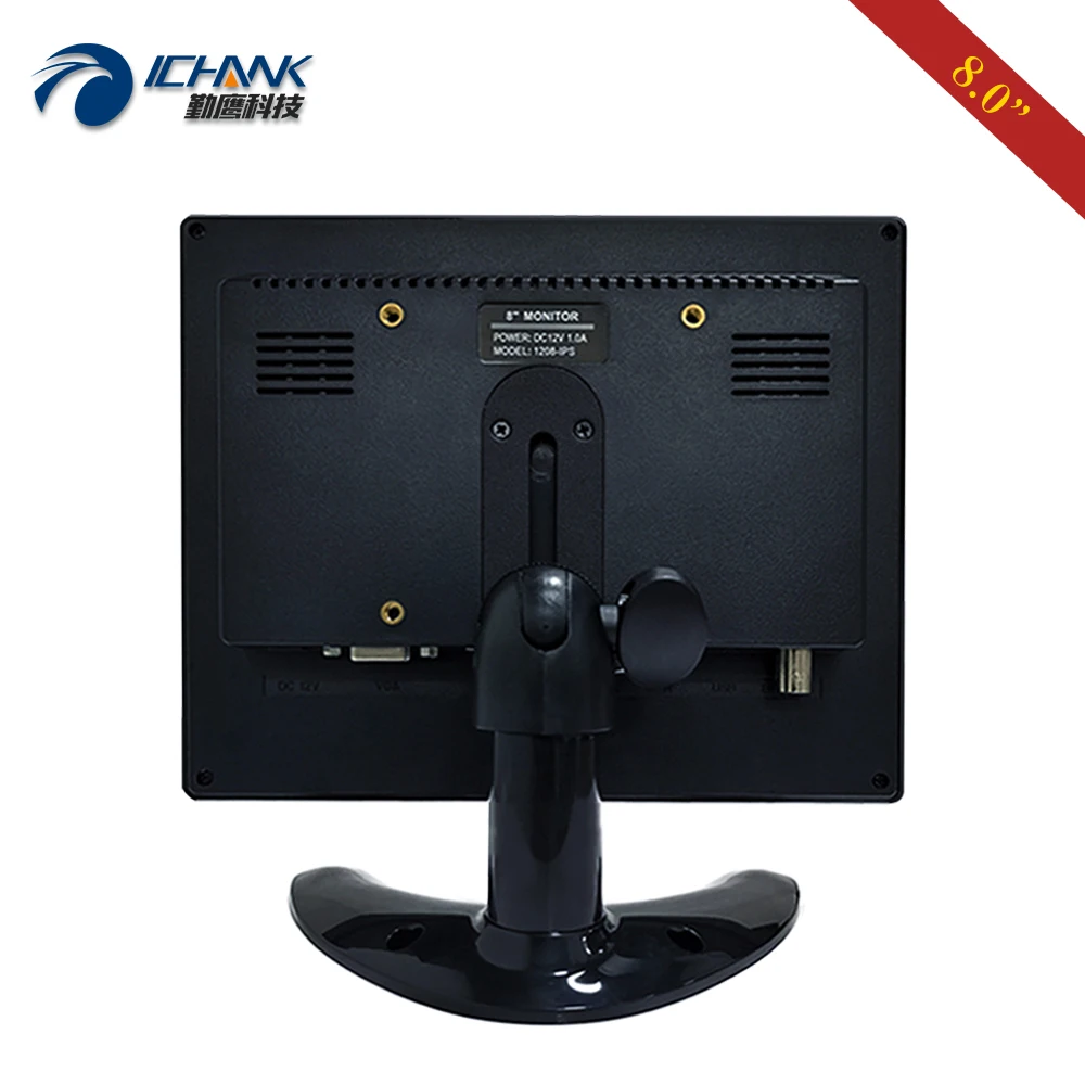 ZB080JN 262/8 дюймов 1024x768 4:3 портативный маленький размер AV BNC HDMI VGA промышленный