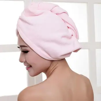 

Microfiber Increase Thickening Bath Towel Hair Dry Quick Drying Women Bath Towel Shower Cap