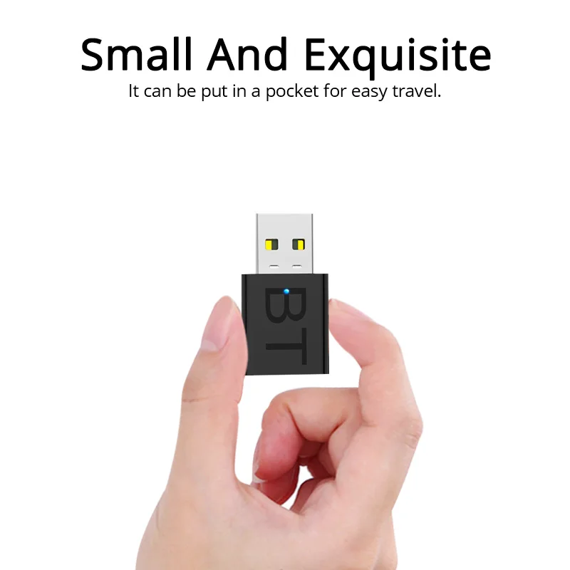 FONKEN Bluetooth 5 0 Adapter 2in1 Transmitter Receiver Mini Wireless USB Donggle Adapter 3 5mm Music 3