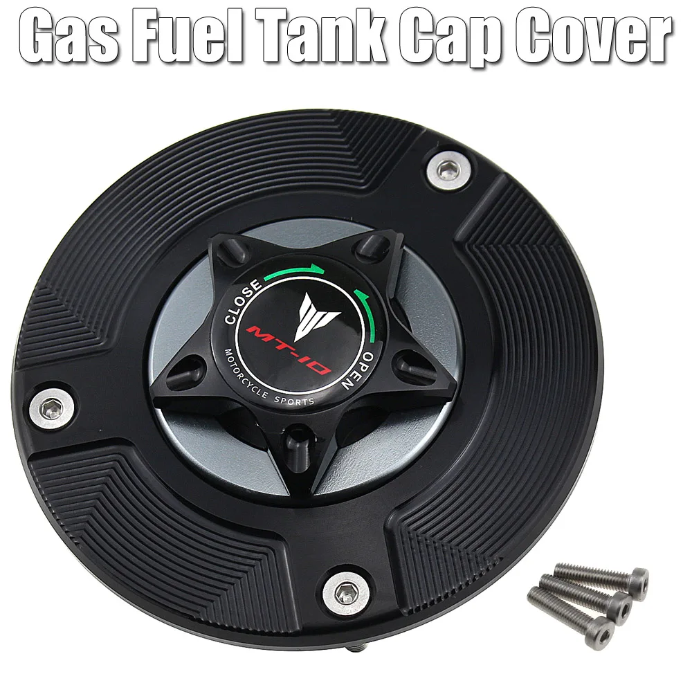 

Logo 8 Colors CNC Aluminum Keyless Motorcycle Accessories Fuel Gas Tank Cap Cover for Yamaha MT-10 MT10 MT 10 2016 2018 16 18