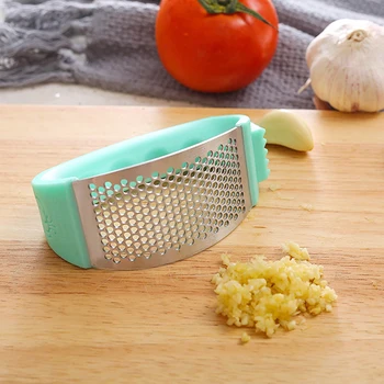 

Stainless Steel Garlic Press Household Manual Garlic Press Meat Chopper Garlic Tools Cooking Gadgets Meat Mincer