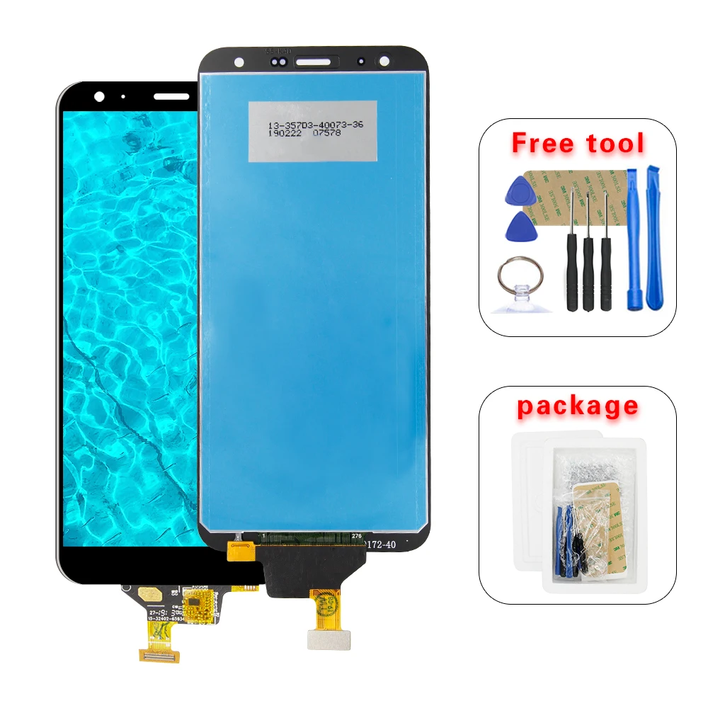 TOUCH SCREEN LG K40 2019 K12 LMX420EMW VETRO NERO SCHERMO K12 PLUS DISPLAY LCD
