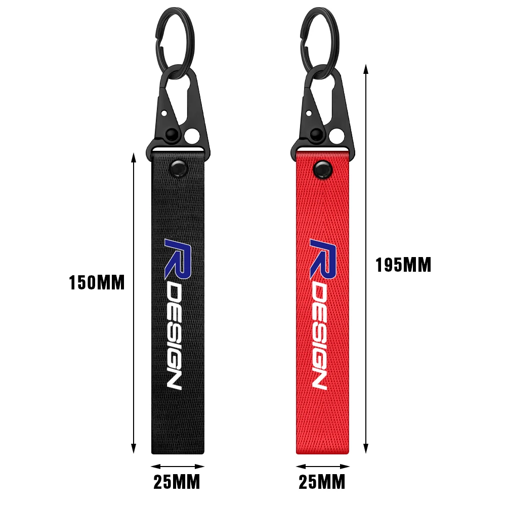 1pc Keychains Personalized Car Logo Key Chain Letter For Women Men Jewelry Gifts For Volvo RDESIGN T6 AWD S40 S60 V40 TRD ST STI