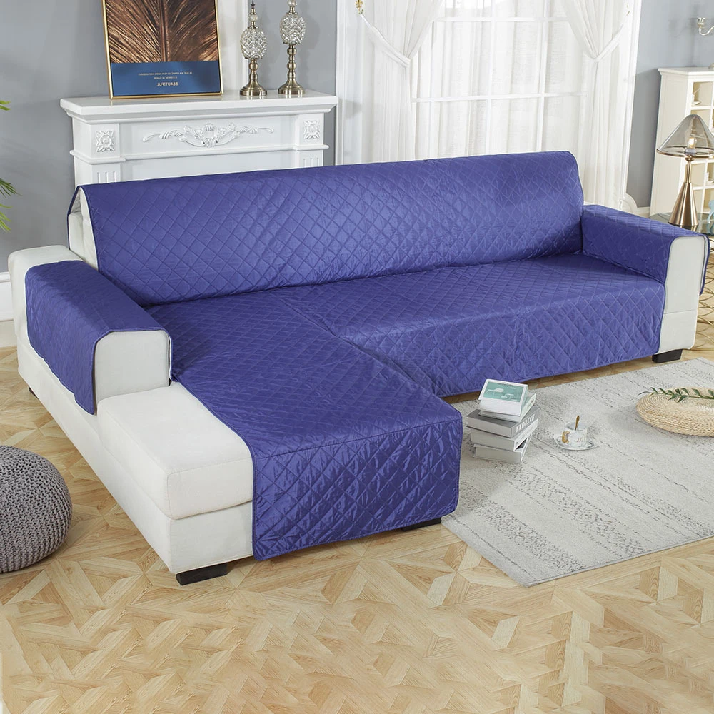 Waterproof Sofa Slipcover Non-slip Soft Sectional Couch Covers Pet Furniture Protector Slipcovers Right Left Arm Sofa Cover