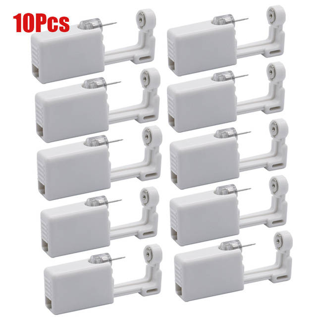 Ear Piercing Gun Kit Disposable Disinfect Safety Earring Piercer Machine Studs Nose Clip Body Jewelry Piercing Tool