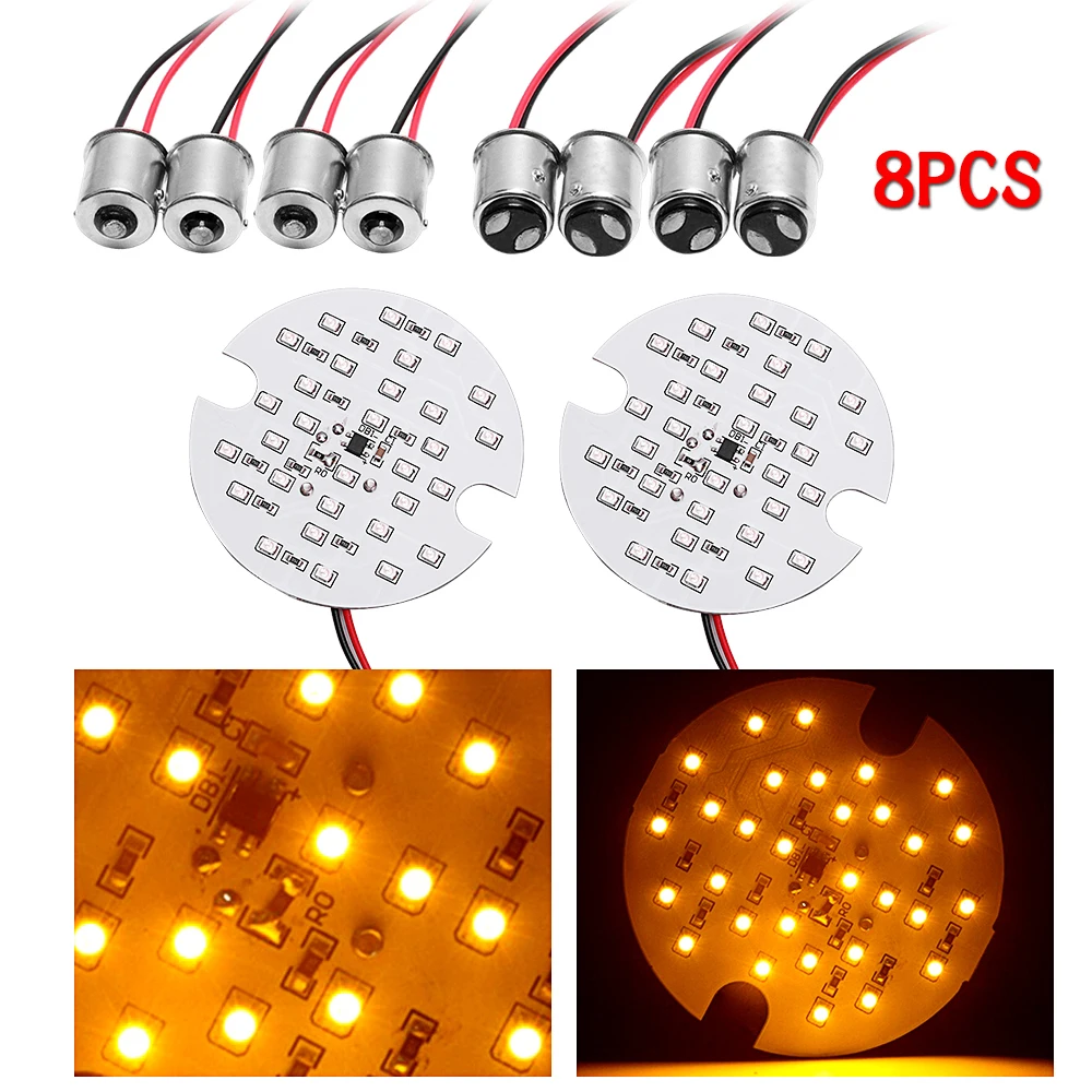 Светодиодный светильник для мотоцикла 1 пара 2x30 SMD 1156 задний с поворотной панелью