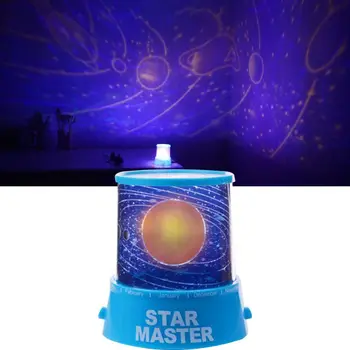 

Star Night Light Universe LED Rotating Projector Desk Starry Lamp for Kids Gifts Q0KF
