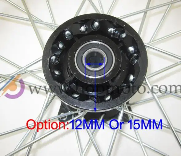 Black Dirt Bike Pit Bike Front 12 inch Rims 12\ Black Dirt Bike Pit Bike Front 12 inch Rims 12\