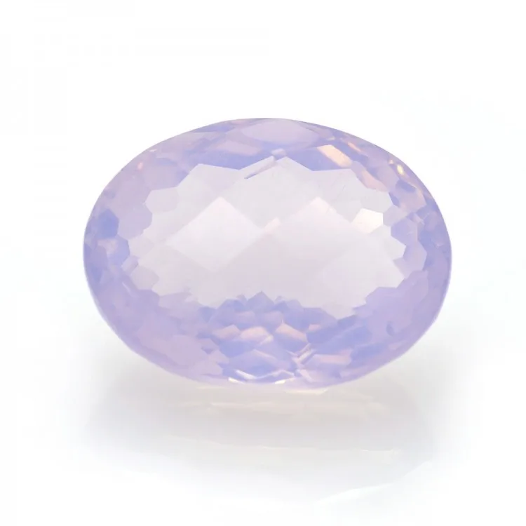 18 47 ct Лавандовый аметист овальной формы с шахматной доской | Украшения и