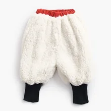 Новинка года; сезон осень-зима; стильная детская одежда; шаровары в Корейском стиле с начесом и плотным ворсом из чистого хлопка для мужчин и женщин