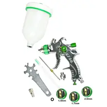 Aerógrafo pneumático para pintura, pulverizador de pintura com copo, 1.4mm a 2.0mm, mpa, para jardim de casa