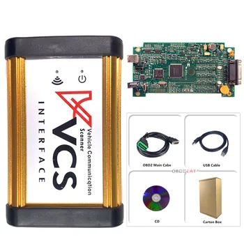 

VCS Vehicle Communication Scanner Interface VCS Scanner better than TCS Support Englsih/Russian/Spanish/French