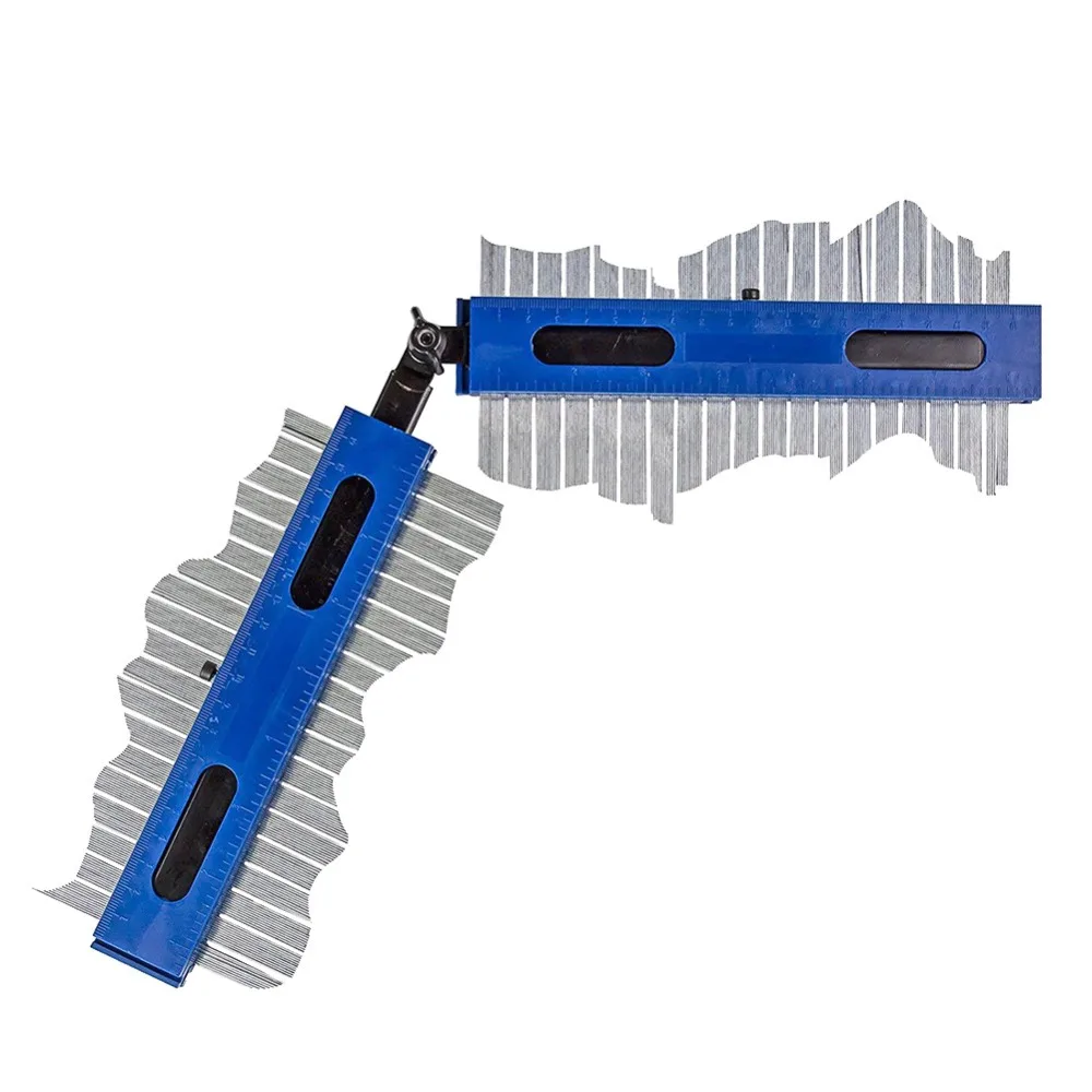 

200 X 50mm Contour Measuring Ruler Multi-functional Woodworking Tools Irregular Contour Gauge Contour Curved Gauge (
