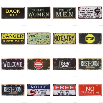 

Welcome Free Wife Pub Funny Tin Sign If you Can Read This Sign You're In Range Vintage Garage Plaque Iron Painting Wall Decor