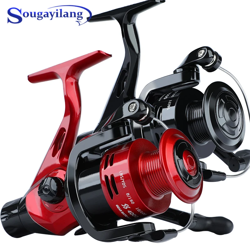 

Sougayilang New 2000-7000 Series 5.5:1/5.2:1 Spinning Fishing Reel Feeder Fishing Carp Fishing Reel Fishing Tackle Pesca