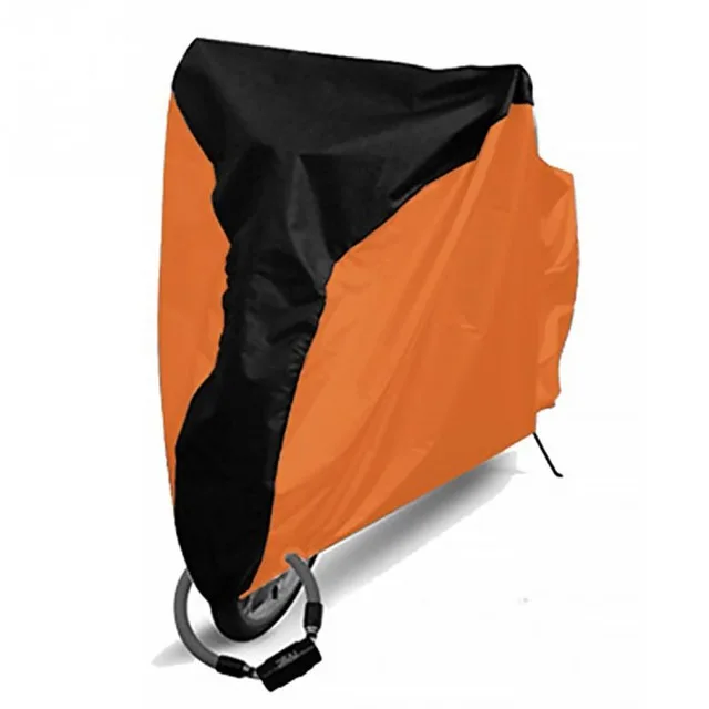 Водонепроницаемый чехол для велосипеда от дождя и пыли, чехол для велосипеда с защитой от УФ-излучения - Цвет: Оранжевый