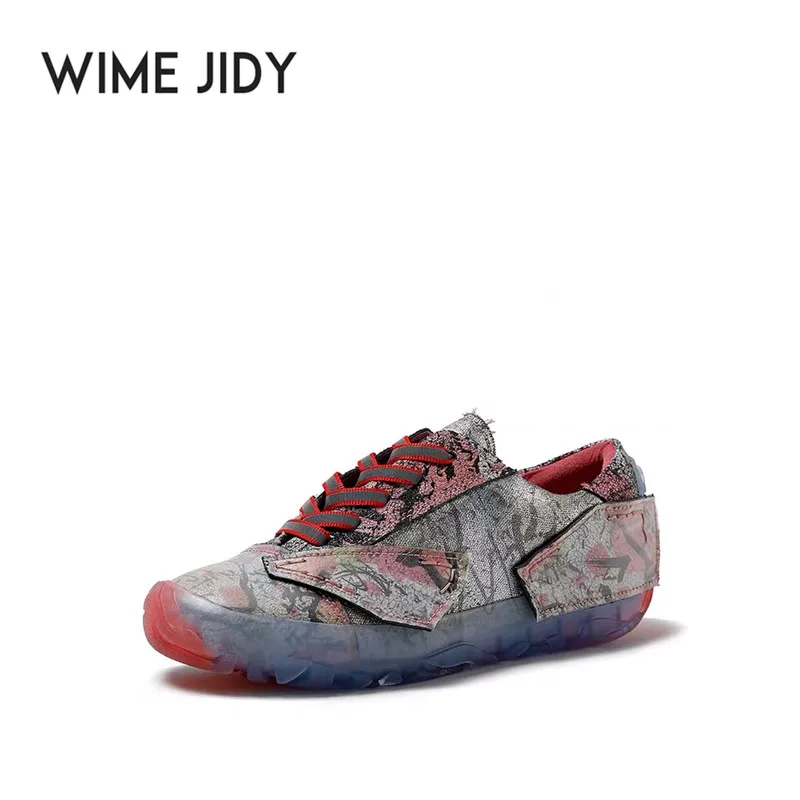 

Delivr Fashion Flats Vulcanized Shoes Running Women Casual Hiphop Sneakers 2019 Fashion Genuine Leather Flat Casual Shoes Women