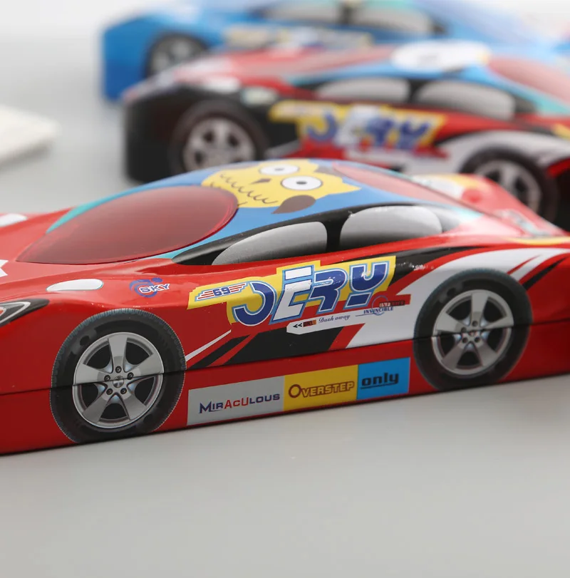 Железный металлический автомобильный Карандаш Чехол для ручки канцелярский ящик для хранения студенческий детский подарок Escolar школьный Авто стиль