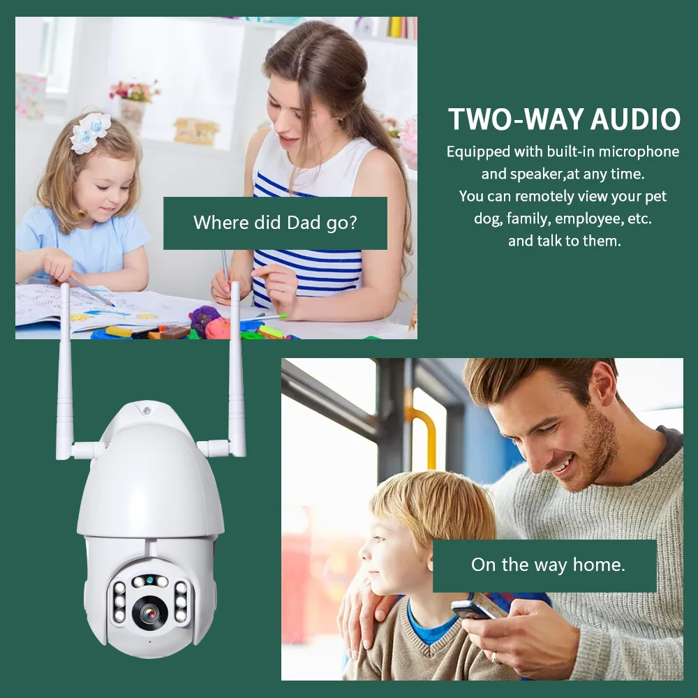 Best INQMEGA 4X Digital Zoom H.265X 1080p PTZ IP Camera Outdoor Speed Dome CCTV Security Cameras WIFI Exterior IR Home Surveilance