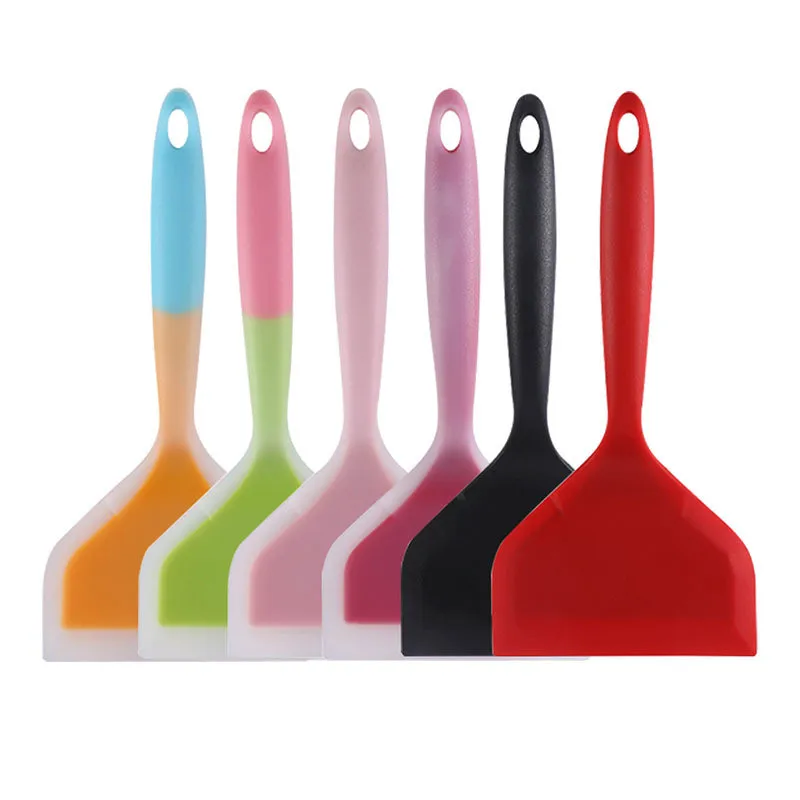 Non-Stick Silicone Spatula Home Kitchenware Cooking Utensils Beef Meat Cake Scraper Shovel Household Kitchen Accessories silicone spatula cake scraper baking tools steak spatula