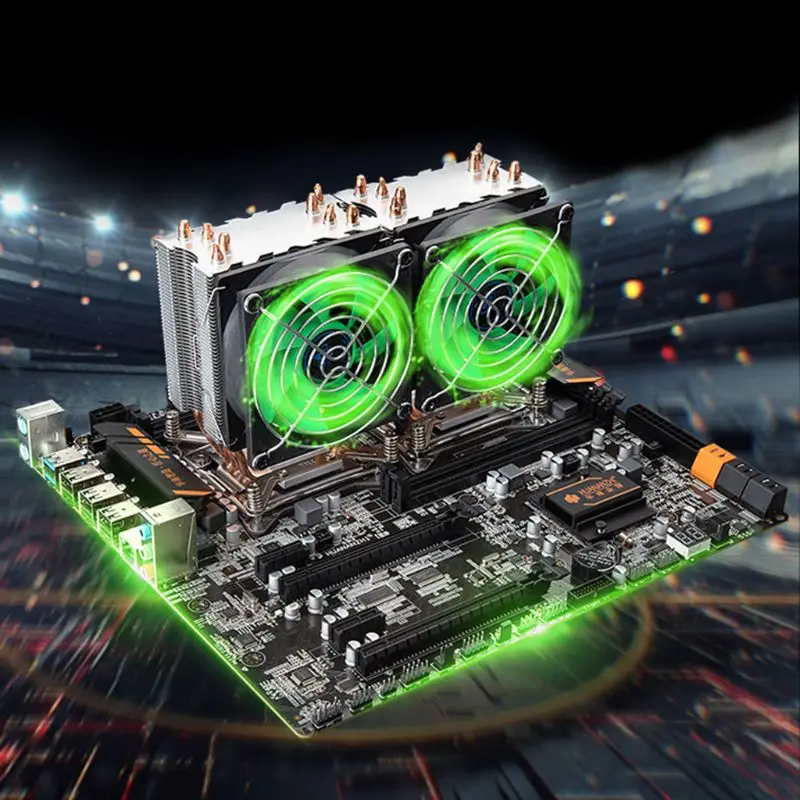 Huananzhi X79 двойной процессор Материнская плата LGA 2011 E-ATX USB3.0 SATA3 PCI-E NVME с двойной Xeon профессиональный настольный материнский модуль