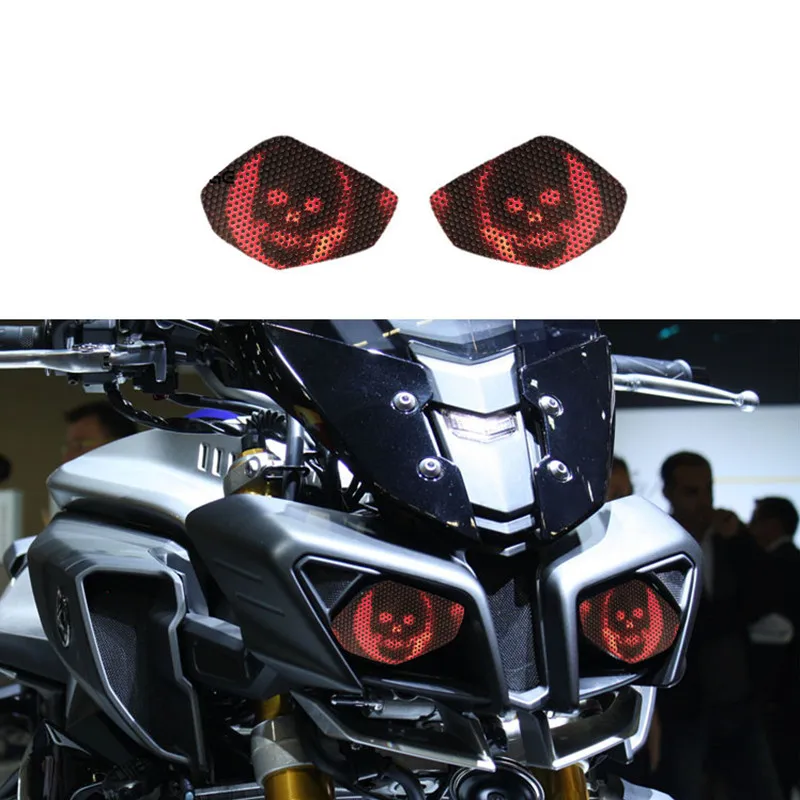 Motorcycle Headlight Sticker For Yamaha MT10 R1 R6 MT 10 Headlight Protection Sticker Off-Road