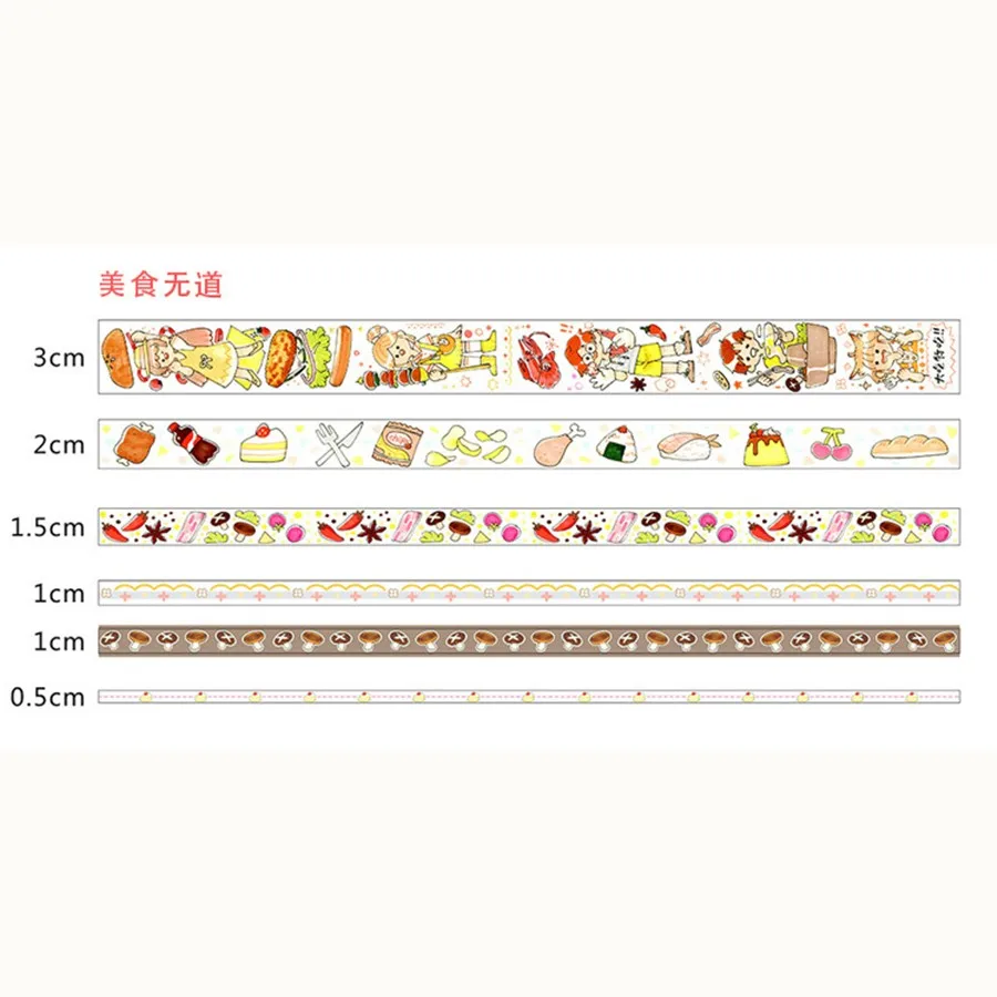 6 шт./компл. японский Kawaii для девочек лента Washi Симпатичные завод Бумага изоляционная Декор Скрапбукинг дневник Стикеры DIY Стикеры s