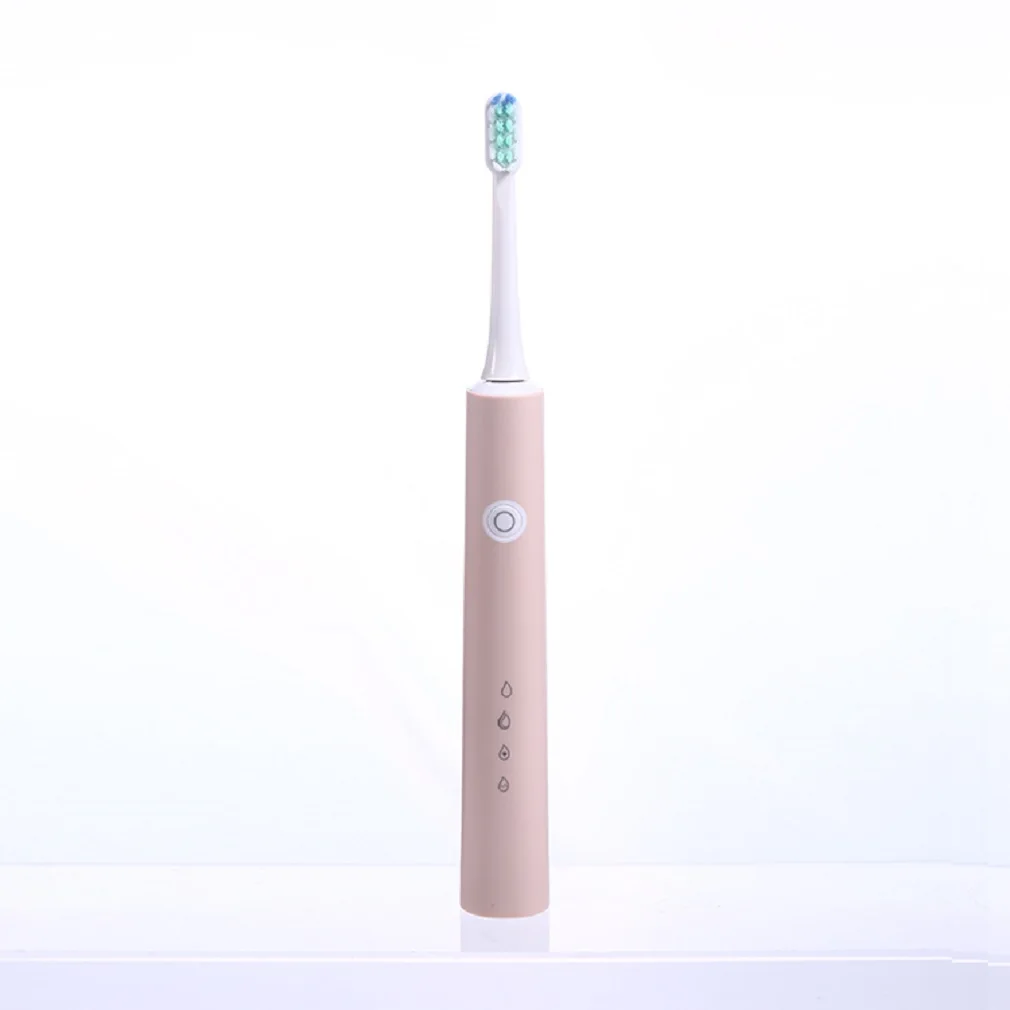 USB Rechargeable Electric Toothbrush Sonic Wave Rechargeable Top Quality Smart Chip Toothbrush Head Replaceable Whitening Health