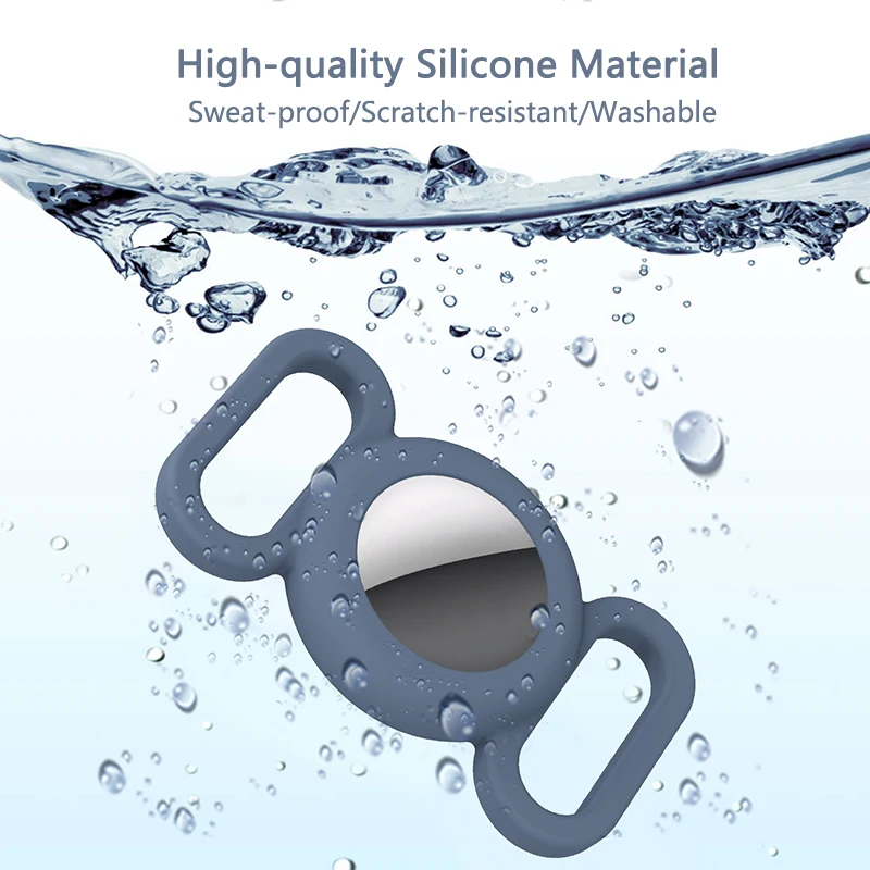 Pet Silicone Case For Apple Airtag Case Dog Cat Collar GPS Finder Protective Silicone Case For Apple Air Tag Tracker Case