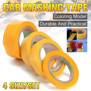 

4 Pcs 18mm~24mm Scale Car Models Painting Cover Tape Masking Tape Models Hobby Painting Tools Accessory
