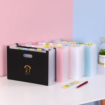 

Multifunctional High Capacity Folder Multi-layer Student Organ Bag with Classification Label Storage Box Test Paper Sorting Bag