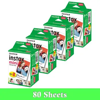 

80 sheets for fujifilm instax mini 9 8 films white Edge films for instant mini 9 8 7s 25 50s 9 90 Camera Sp-2 photo Paper
