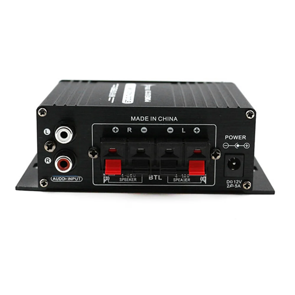 Автомобильный усилитель 12 В мини Hi Fi сабвуфера радио MP3 Канал Стерео звук для
