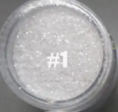 silver-01 Порошок для ногтей 1 баночка/коробка 10 мл кончик для ногтей 16 цветов микс 0,2-2 мм блеск для ногтей тонкий порошок для дизайна ногтей Декоративный гель для ногтей Лазерная пудра - Цвет: silver-01