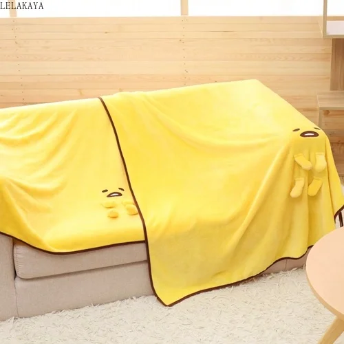 Плюшевое креативное детское милое одеяло с героями мультфильмов грустное яйцо