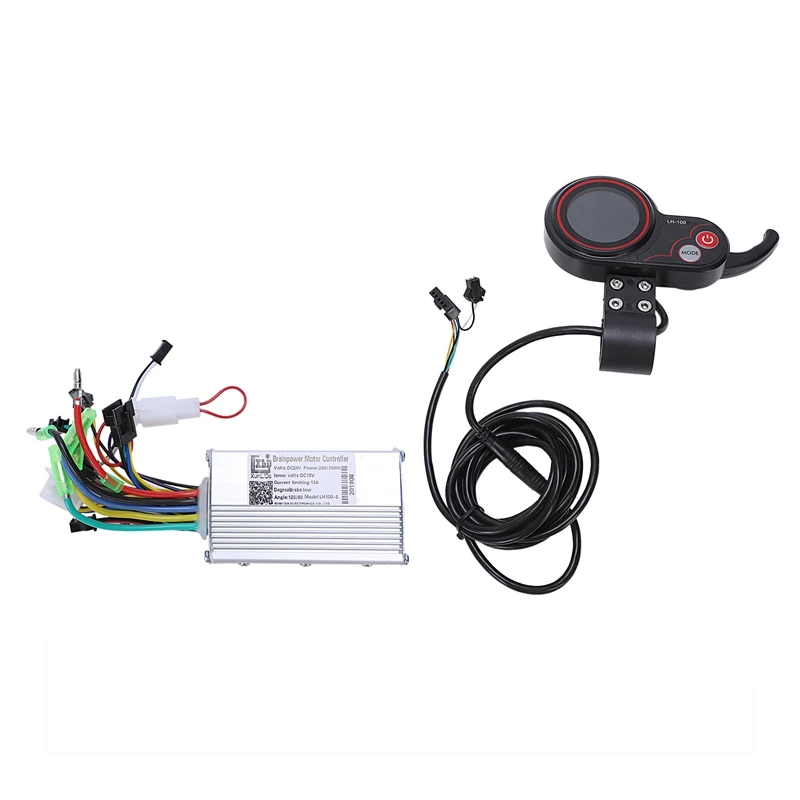 

350W Electric Bicycle Bike Scooter Controller Lcd Color Screen Display Control Panel with Shift Switch E-Bike Accessory