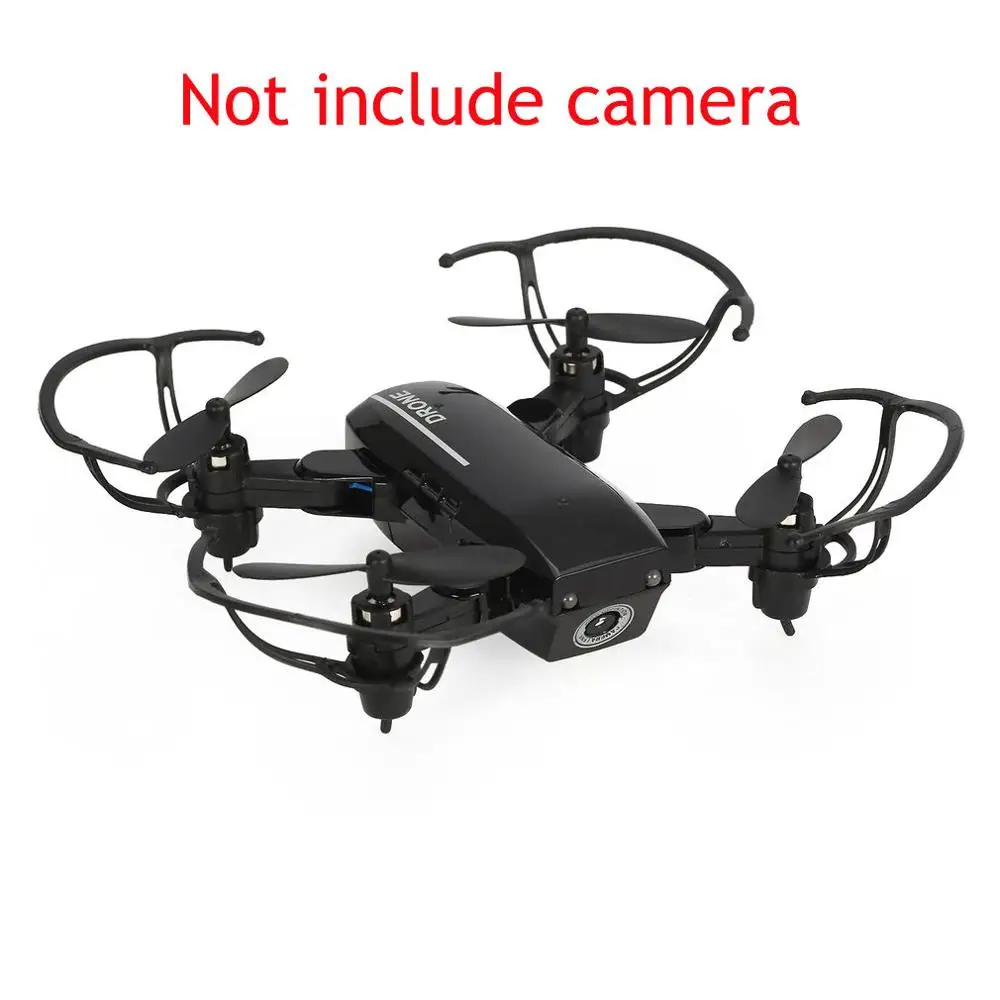 No camera Black 801 2,4G Wi-Fi 720P камера мини складной Дрон удерживающий высоту Безголовый одноклавишный возврат 3D переключатель скорости выворачивания Радиоуправляемый квадрокоптер Дрон - Цвет: No camera Black