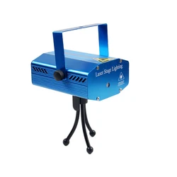150mw mini vermelho & verde movente festa azul/corpo preto laser estágio dj festa luz cintilação com tripé lâmpada led
