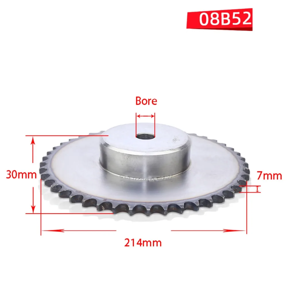 52T-4分毛培孔凸台链轮（A3钢）
